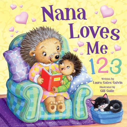 Cover image for Nana Loves Me 123: Padded Board Book