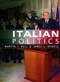 Cover image for Italian Politics: Adjustment Under Duress