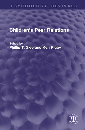 Cover image for Children's Peer Relations
