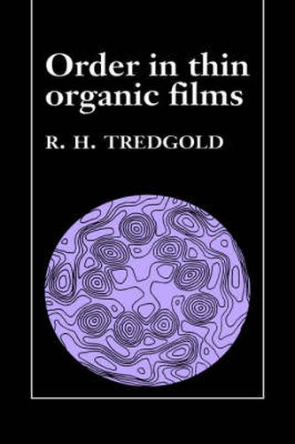 Cover image for Order in Thin Organic Films