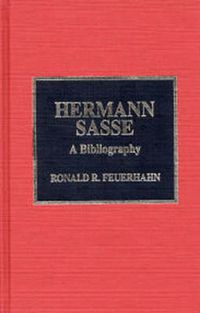 Cover image for Hermann Sasse: A Bibliography