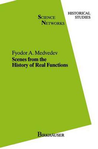Cover image for Scenes from the History of Real Functions