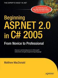 Cover image for Beginning ASP.NET 2.0 in C# 2005: From Novice to Professional