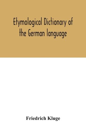 Etymological dictionary of the German language