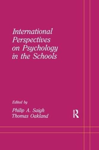 Cover image for International Perspectives on Psychology in the Schools