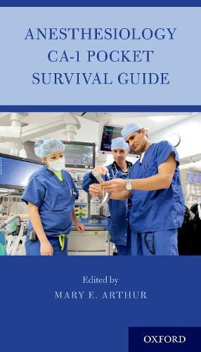 Cover image for Anesthesiology CA-1 Pocket Survival Guide