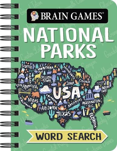 Cover image for Brain Games - To Go - National Parks Word Search