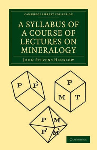 Cover image for A Syllabus of a Course of Lectures on Mineralogy