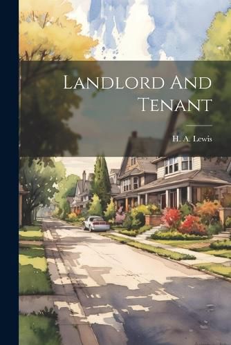 Cover image for Landlord And Tenant