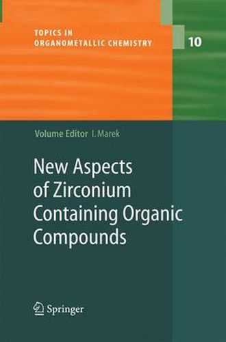 Cover image for New Aspects of Zirconium Containing Organic Compounds