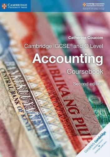 Cover image for Cambridge IGCSE (R) and O Level Accounting Coursebook