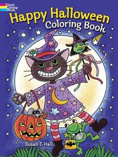 Cover image for Happy Halloween Coloring Book
