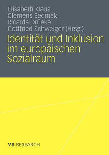 Identitat Und Inklusion Im Europaischen Sozialraum