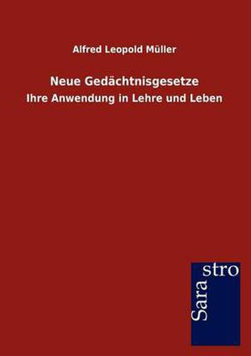 Cover image for Neue Gedachtnisgesetze