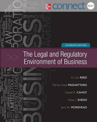 Cover image for The Legal and Regulatory Environment of Business with Online Access Code