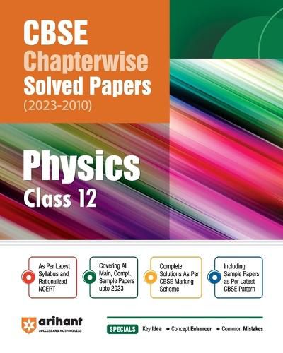 Cover image for CBSE CHAPTERWISE SOLVED PAPER PHYSICS CLASS 12th