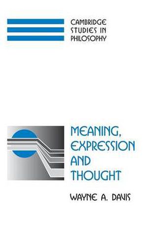 Cover image for Meaning, Expression and Thought