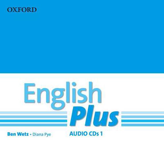 Cover image for English Plus: 1: Audio CD: An English secondary course for students aged 12-16 years