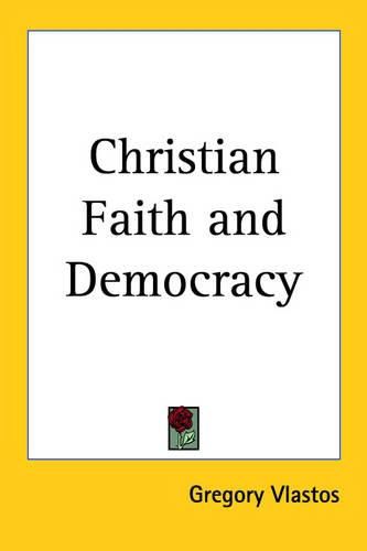 Cover image for Christian Faith and Democracy