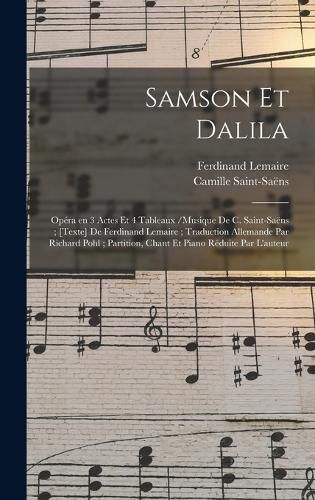 Cover image for Samson et Dalila