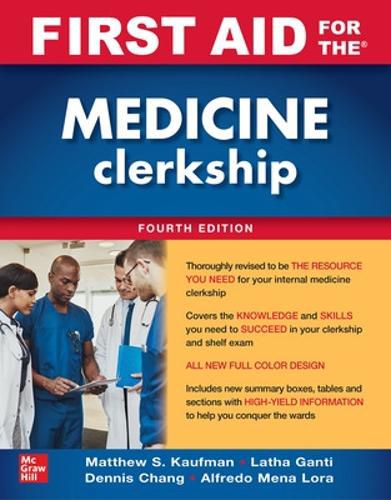 Cover image for First Aid for the Medicine Clerkship, Fourth Edition