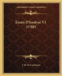 Cover image for Essais D'Analyse V1 (1768)