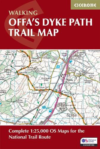 Cover image for Offa's Dyke Path Trail Map