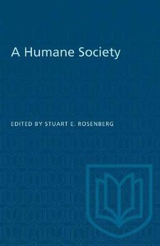 Cover image for A Humane Society