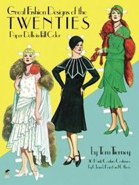 Cover image for Great Fashion Designs of the Twenties Paper Dolls in Full Colour