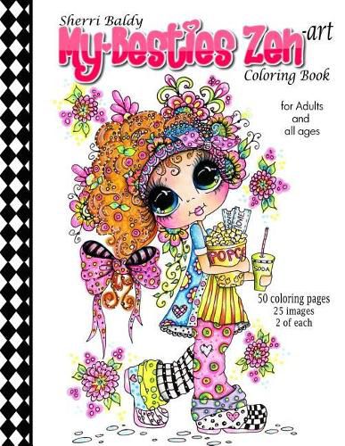 Cover image for Sherri Baldy My-Besties Zen Art Coloring Book