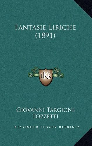 Cover image for Fantasie Liriche (1891)