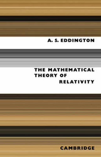 Cover image for The Mathematical Theory of Relativity