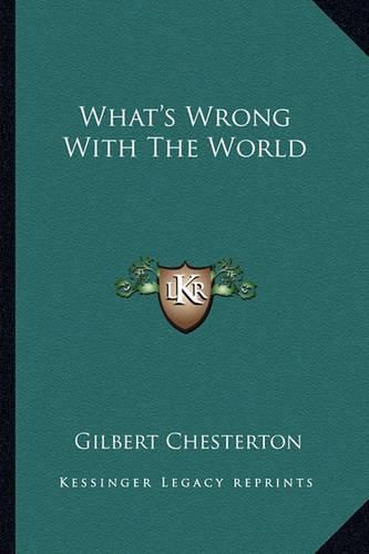 Cover image for What's Wrong with the World