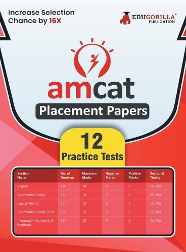 AMCAT Placement Papers Prep Book 2023 Aspiring Minds Computer Adaptive Test 12 Practice Tests with Free Access To Online Tests