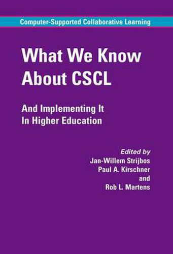 Cover image for What We Know About CSCL: And Implementing It In Higher Education