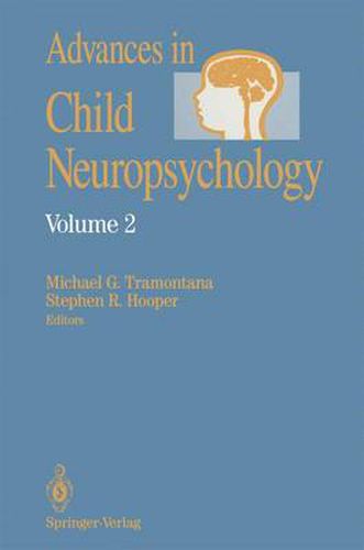 Cover image for Advances in Child Neuropsychology