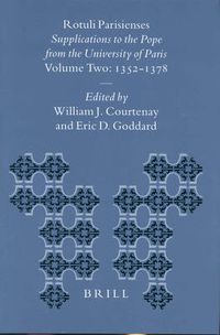 Cover image for Rotuli Parisienses: Supplications to the Pope from the University of Paris, Volume II: 1352-1378