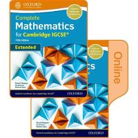 Cover image for Complete Mathematics for Cambridge IGCSE (R) Student Book (Extended): Print & Online Student Book Pack