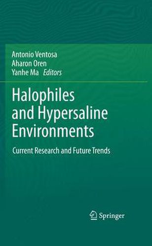 Cover image for Halophiles and Hypersaline Environments: Current Research and Future Trends