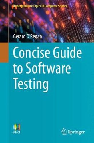 Cover image for Concise Guide to Software Testing