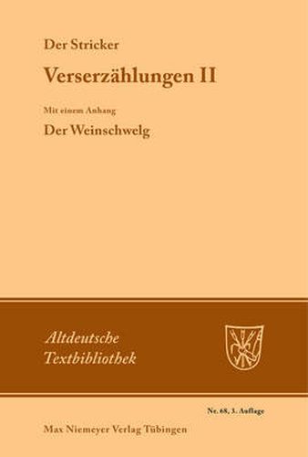 Cover image for Verserzahlungen II