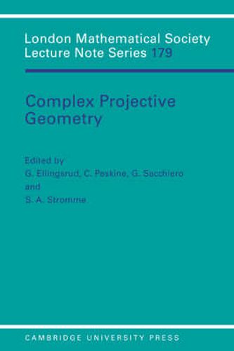 Cover image for Complex Projective Geometry: Selected Papers