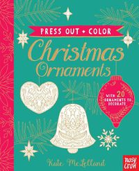 Cover image for Press Out and Color: Christmas Ornaments