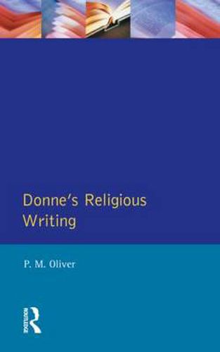 Cover image for Donne's Religious Writing: A Discourse of Feigned Devotion