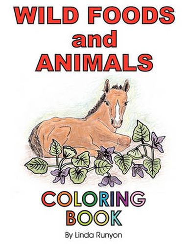 Cover image for Wild Foods and Animals Coloring Book