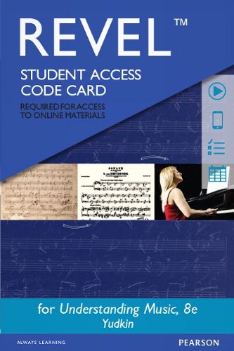 Cover image for Understanding Music -- Revel Access Code