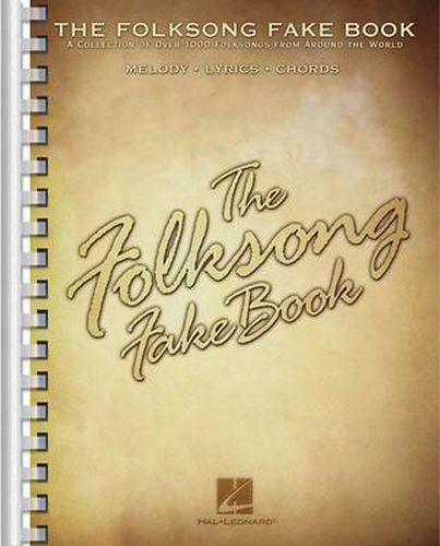 Cover image for The Folksong Fake Book