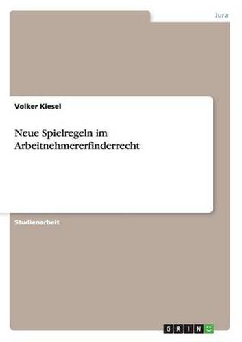 Cover image for Neue Spielregeln im Arbeitnehmererfinderrecht