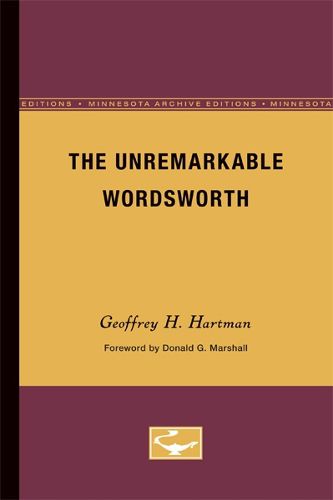 Cover image for The Unremarkable Wordsworth
