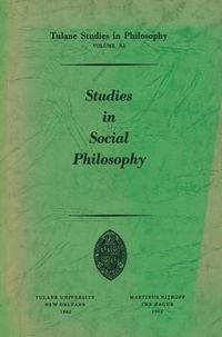 Cover image for Studies in Social Philosophy